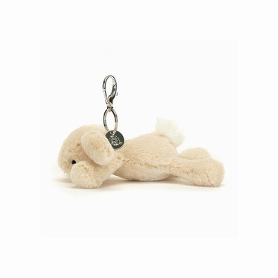 Jellycat Smudge Rabbit Bag Charm New Zealand | CMWNE0267